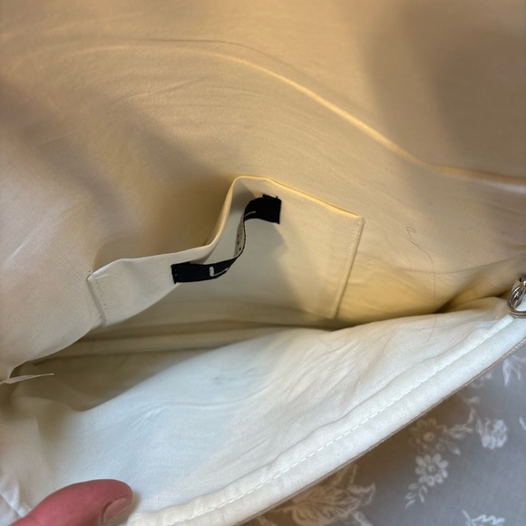 Lulu's Beaded Envelope Clutch in Pink, Cream, Brown & Black - Picture 3 of 3